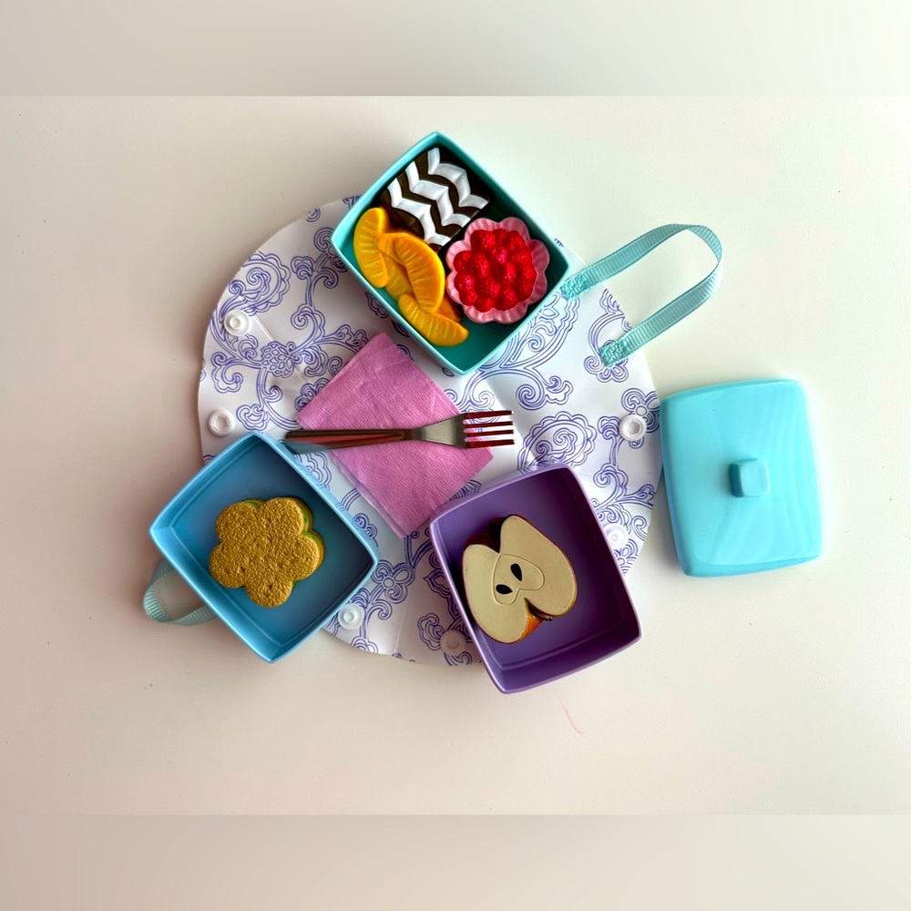 American Girl Just 4 U! Stackable Lunch Set - Retired